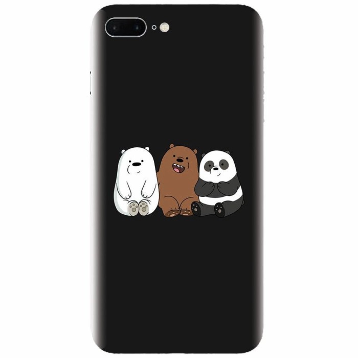Husa silicon pentru Apple Iphone 8 Plus, Bears
