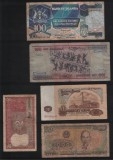 Set 5 bancnote de prin lume adunate (cele din imagini) #163, Africa