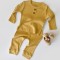 Set bluzita cu maneca lunga si pantaloni lungi din bumbac organic si modal - Sofran BabyCosy (Marime: 6-9 luni)