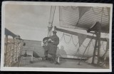 Fotografie, Tatal lui Geo Litarczek, parintele radiologiei romanesti, pe vapor, perioada interbelica