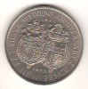 SV * GIBRALTAR 25 NEW PENCE 1972 * ELISABETH II Nunta de Argint 1947 * AUNC+, Europa, Nichel