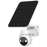 Camera de supraveghere wi-fi cu panou solar type-c, 15000mah, 3mp - imou outdoor camera cell pt kit - white