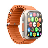 Smartwatch A18 Ultra, ecran 2.18 inch, BT, bratara silicon, Aluminiu