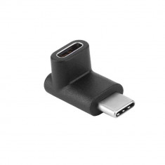 Adaptor USB-C tata - mama la 90 grade USB tip C pt laptop, telefon, tableta