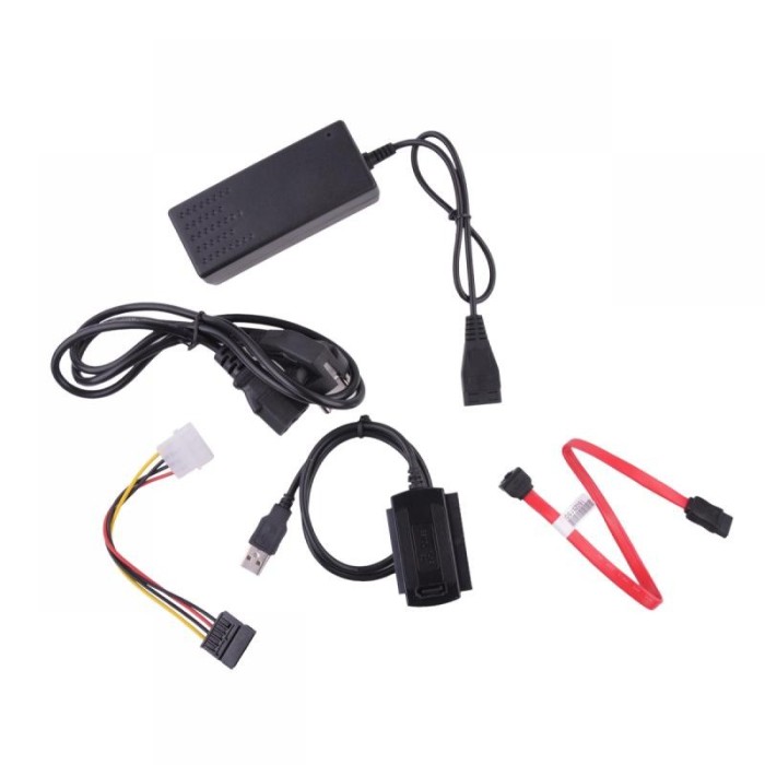 Adapt HDD USB-IDE2.5+3.5+SATA cu sursa