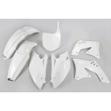 MBS Kit plastice albe Kawasaki KX F 250 2009, KX F 250 2012, Cod Produs: KAKIT212047