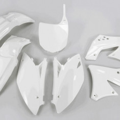 MBS Kit plastice albe Kawasaki KX F 250 2009, KX F 250 2012, Cod Produs: KAKIT212047