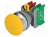 Intrerupator ac&amp;#355;ionat prin apasare, 1 pozitii, 30mm, seria XE30, AUSPICIOUS - XE30-1O/C Y