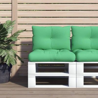 Perne de paleți, 2 buc, verde, material textil foto