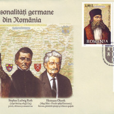 2007 Romania, FDC Personalitati germane din Romania LP 1779, plic prima zi