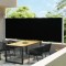 vidaXL Copertină laterală retractabilă de terasă, negru, 600 x 160 cm 313375