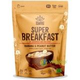 Mic Dejun cu Ovaz, Banane si Crema de Arahide fara Zahar Ecologic/Bio 360g