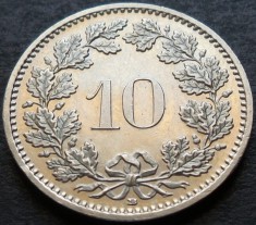 Moneda 10 RAPPEN - ELVETIA, anul 2011 * cod 3139 = UNC