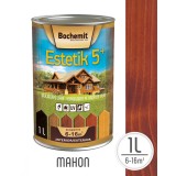 Lazura lemn Bochemit Estetik Clasic 1L, mahon, protectie UV