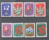 Yemen 1964 Flowers Mi.390-97 MNH M.081