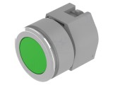 Comutator acţionat prin apăsare, verde, IP65