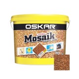 Tencuiala decorativa acrilica, interior / exterior, Oskar Mosaik 9726, mozaicata, 25 kg