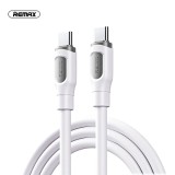 Cumpara ieftin Cablu de date cu incarcare rapida REMAX RC-C111, USB-C la USB-C, 1 metru, 60W,