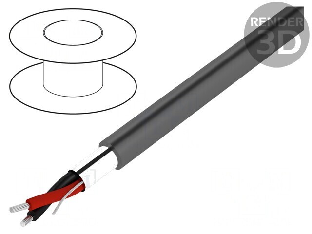 Cablu Alpha Essential ecranat 1x2x24AWG