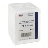 Comprese din tifon, 8 straturi, 7,5x7,5 cm, nesterile