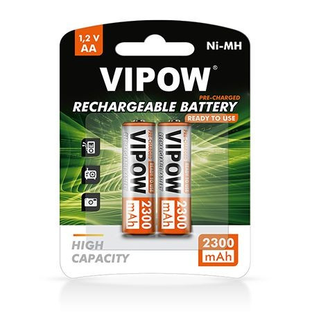 ACUMULATORI AA 1.2V 2300MAH NI-MH BLISTER 2B VIPOW