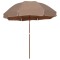 Umbrelă de soare de grădină, st&acirc;lp din oțel, taupe, 300 cm