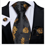 Set cravata + batista + butoni - matase - model 156