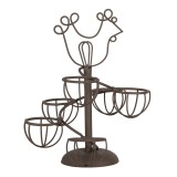 Suport oua metal maro 17x23 cm