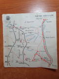 Harta platoul bucegilor - din anul 1960