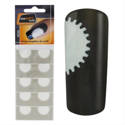 Sabloane de unghii, Smart Nails, Nr 26, sun foto