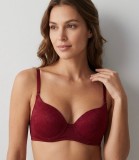 Cumpara ieftin Sutien dama, model elegant, 5400, Bordo