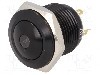 Intrerupator anti-vandalism, OFF-(ON), &Oslash;16mm, ONPOW - GQ16B-10D/J/R/24V/A