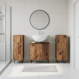 Cumpara ieftin Set de cabinet pentru baie cu 3 piese ZWOLLE 3 buc. Lemn vechi