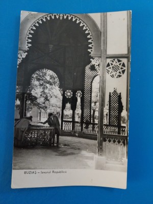 CPIB 23389 CARTE POSTALA - BUZIAS. IZVORUL REPUBLICII, RPR, CIRCULATA, 1962, STAMPILE, TIMBRU foto
