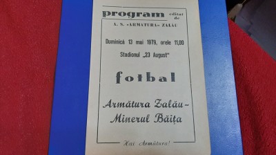 program Armatura Zalau - Minerul Baita foto