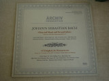 J. S. BACH - Disc de Colectie - Vinil LP Archiv Produktion