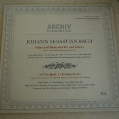 J. S. BACH - Disc de Colectie - Vinil LP Archiv Produktion