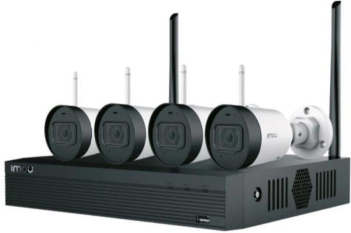 Sistem supraveghere IP WiFi 4 camere 2Mpx IR lumina alba 30m Imou