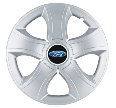 Set 4 Capace Roti Bis Gri R15, pentru Ford foto