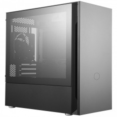 CARCASA Cooler Master, Mini Tower, mATX, "Silencio S400", fara sursa, sticla