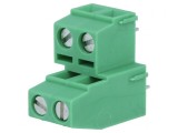 Regletă de conexiuni PCB 90&deg; 5,08mm 4 piste 400V