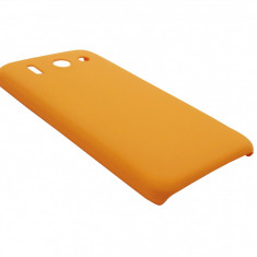 Husa tip capac plastic cauciucat portocalie pentru Huawei Ascend G510 (U8951D)