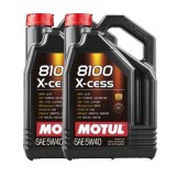 Pachet 10 litri ulei Motul 8100 X-Cess 5W40 , Protectie completa si performanta pentru motoare moderne