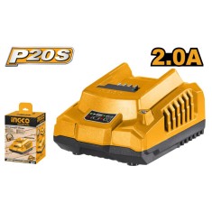 Incarcator rapid 20 v acumulator p20 s - Ingco FCLI2001E