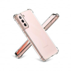 Husa pentru Samsung Galaxy S21 5G Techsuit Shockproof Silicone Transparent foto