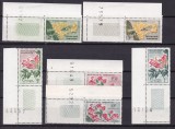 Gabon 1961 flori MI 160-165 MNH