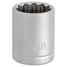 Unior - 188/2 12p - Capat cheie tubulara cu profil hexagonal interior, 12 laturi, 6 mm, 1/4 inch foto