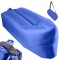 Saltea Autogonflabila &bdquo;Lazy Bag&rdquo; tip sezlong, 230 x 70cm, culoare Bleumarin, pentru camping, plaja sau piscina