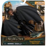 Dreamworks Dragons World of Berk - How to Train Your Dragon set 2 figurine Viking &amp;amp; Dragon Assortment, Hiccup &amp;amp; Toothless, Multicolor, 4 ani+