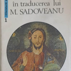 PSALMII IN TRADUCEREA LUI M. SADOVEANU-MIHAIL SADOVEANU
